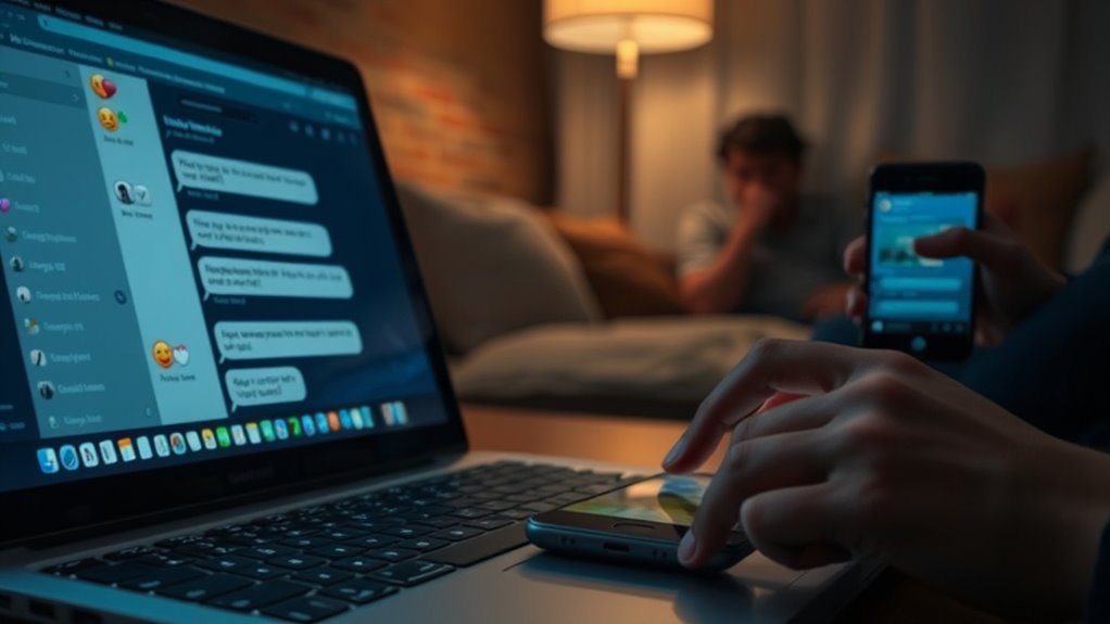 online emotional boundaries breached