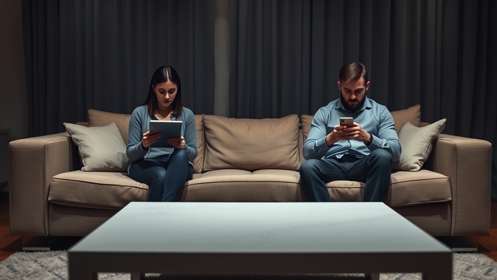 diminished physical and emotional connection