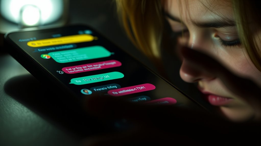 secret chats and emotional betrayals