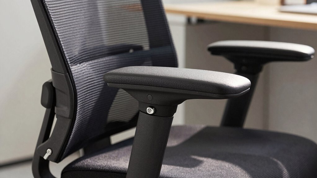 adjustable armrests reduce tension