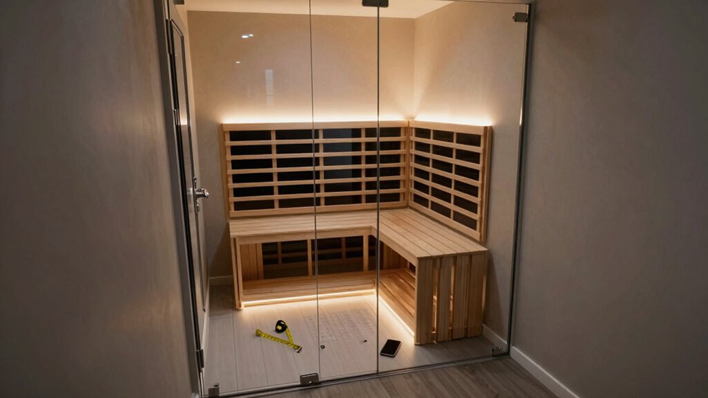 choose appropriate sauna size