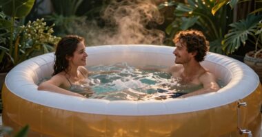 couples inflatable hot tub advantages