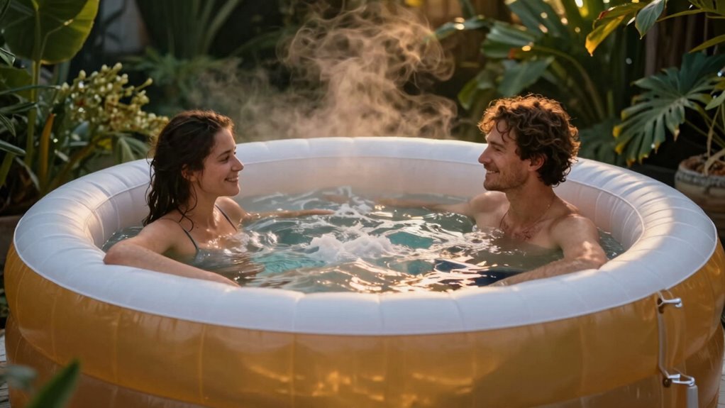 couples inflatable hot tub advantages