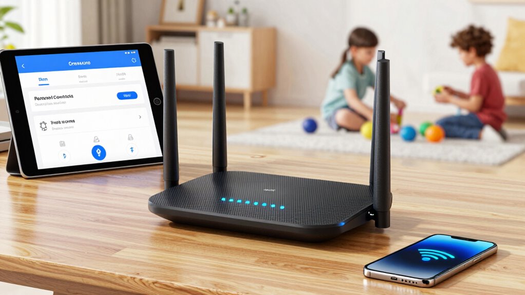 easy setup and parental controls