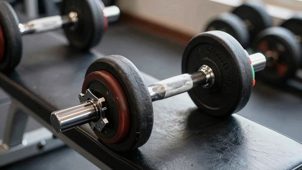 ensure dumbbell lock security