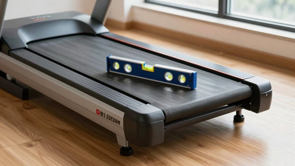 ensure treadmill stability regularly