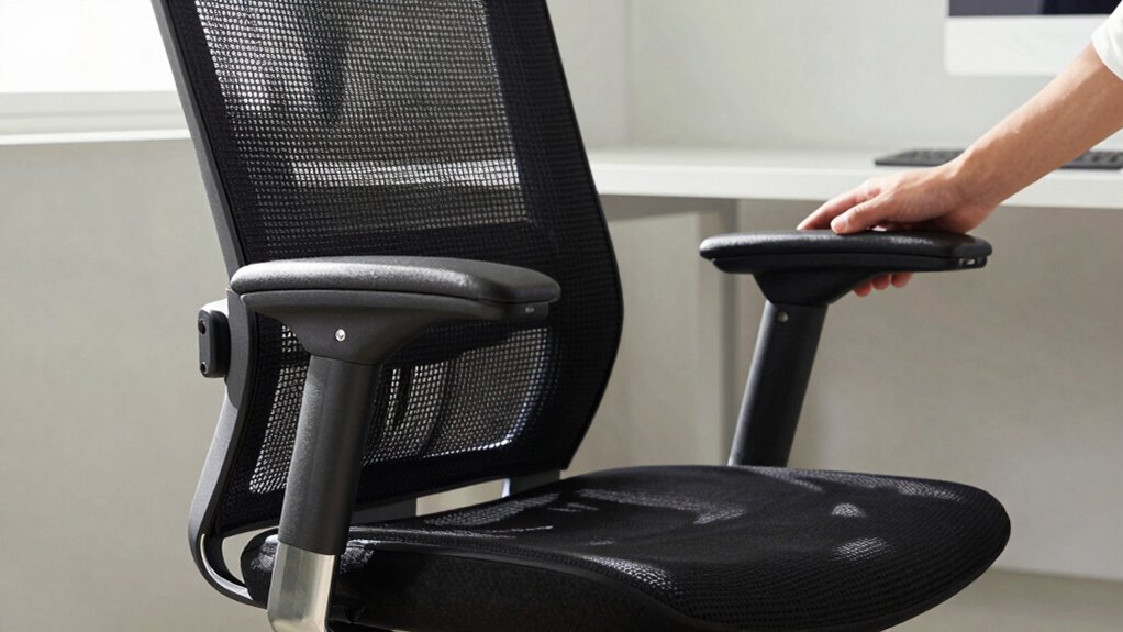 ergonomic setup reduces discomfort