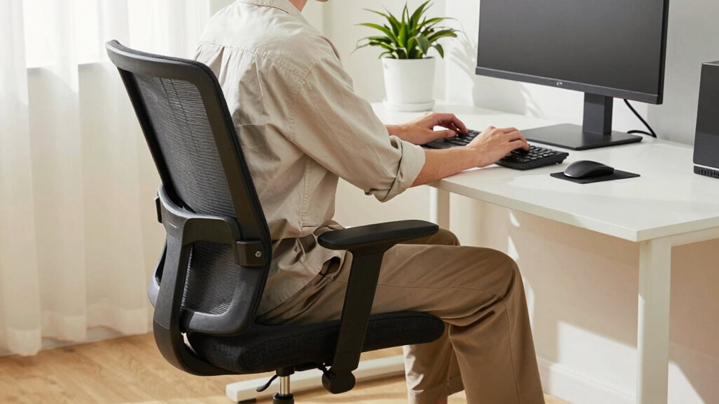 ergonomic workspace for health