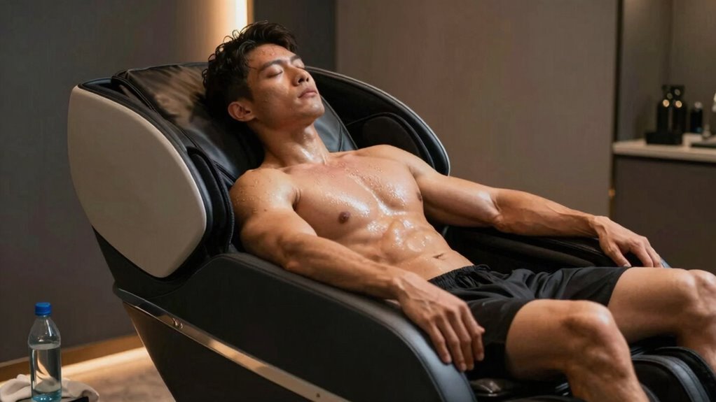 massage chairs aid muscle recovery