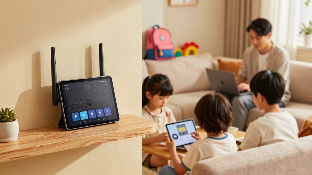 mesh router with parental controls