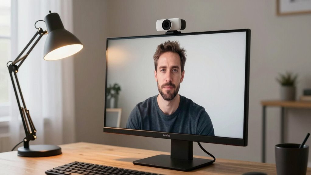optimal lighting enhances webcam quality