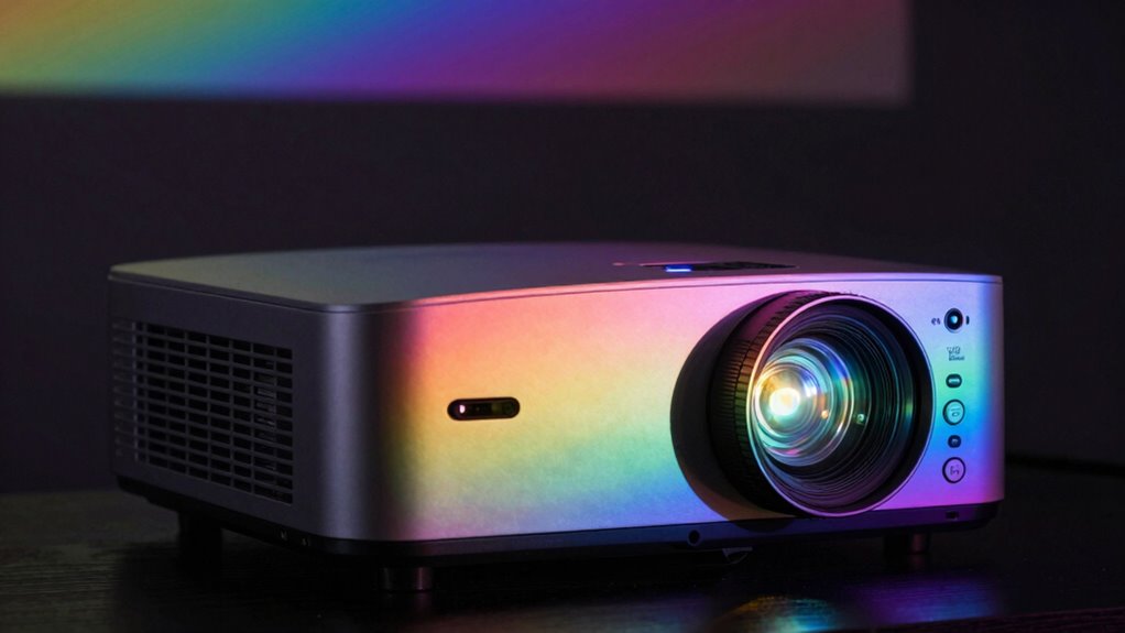 optimal projector brightness selection