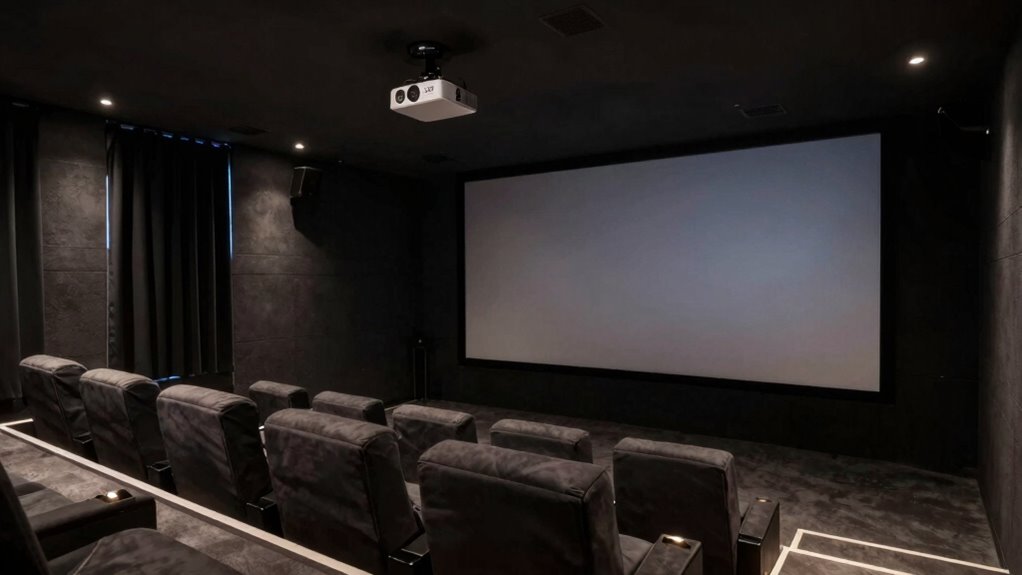 optimal projector room environment