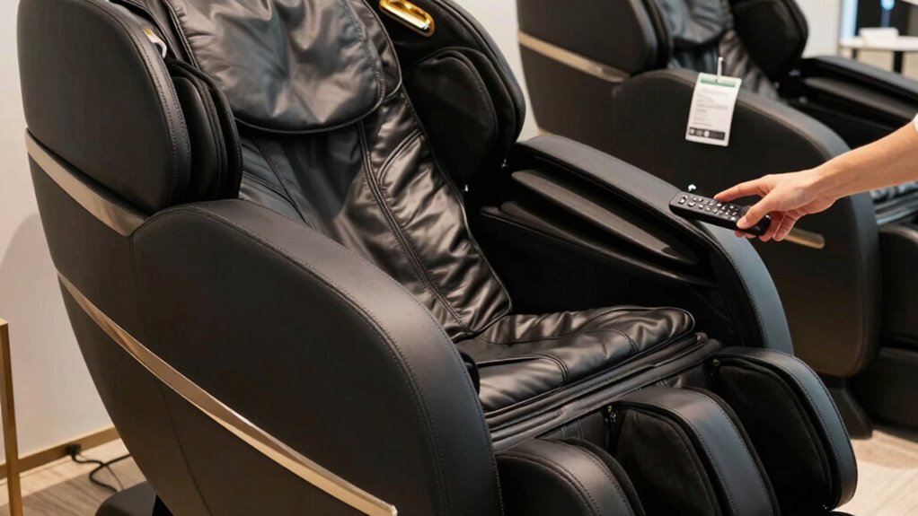 personalized adjustable massage features