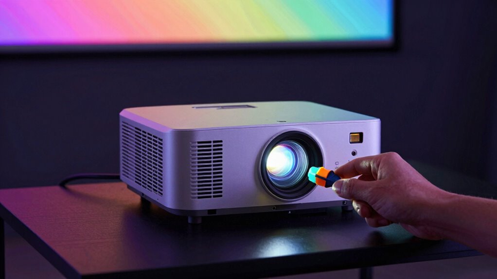 projector calibration with simple tools