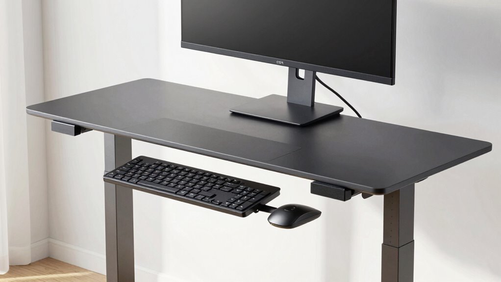 proper monitor and keyboard alignment
