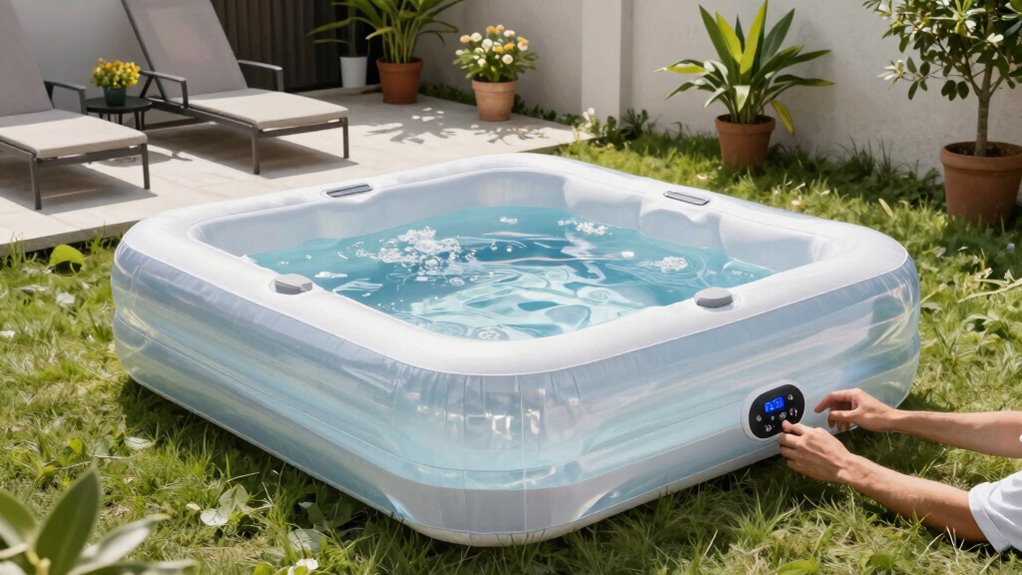 renters can use inflatable hot tubs