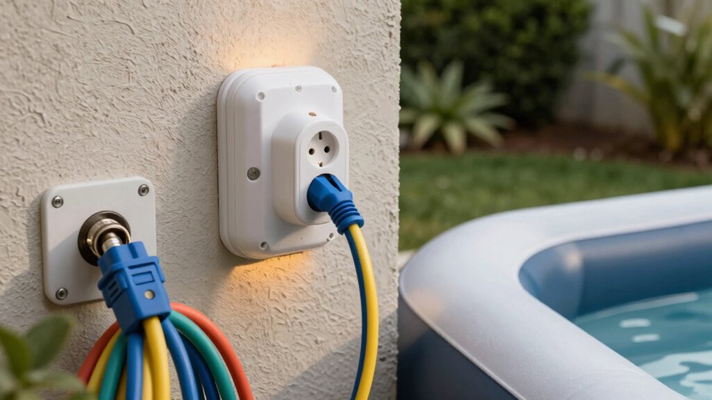 safe electrical hot tub setup