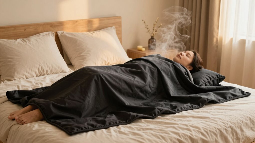 sauna blankets promote relaxation