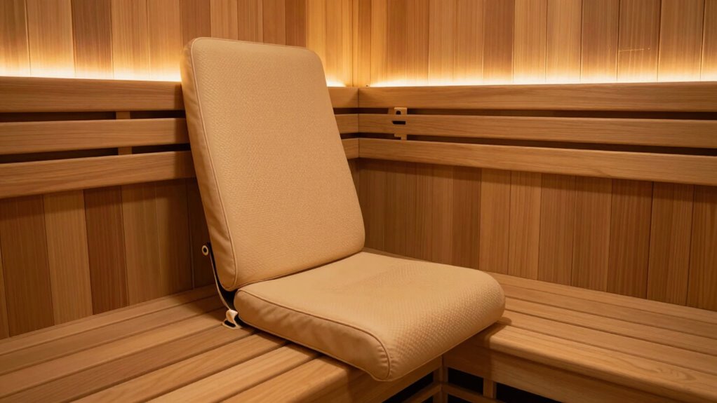 sauna seating comfort upgrades