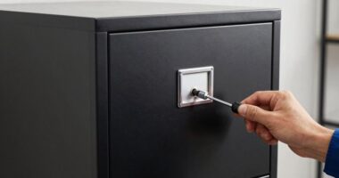 secure storage cabinet tips