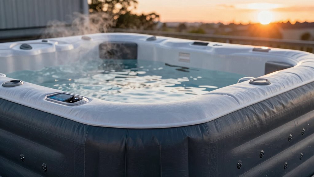 technical specs of inflatable hot tubs
