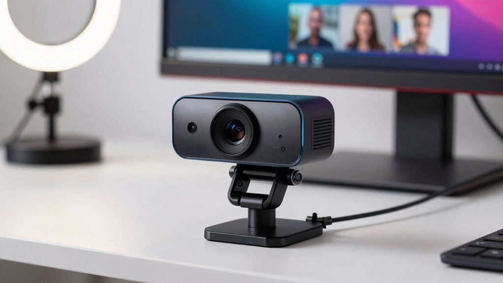 test webcam and audio settings