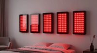 top bedroom red light panels