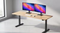 top dual monitor desks