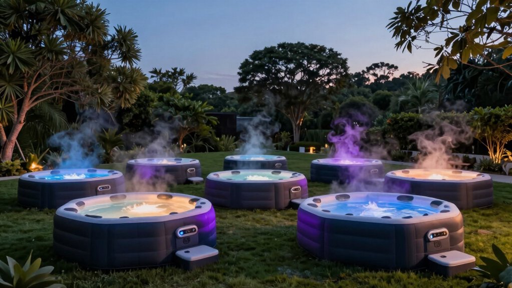 top inflatable hot tubs