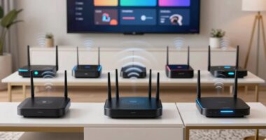 top mesh routers with controls