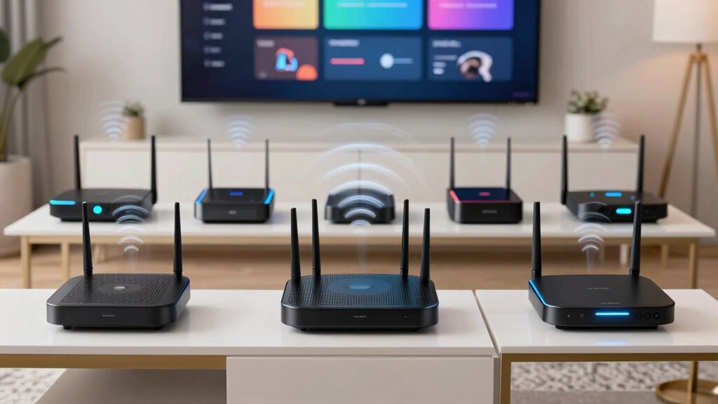 top mesh routers with controls