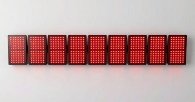 top red light panels