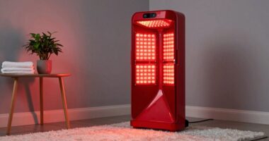 top small space red light panels
