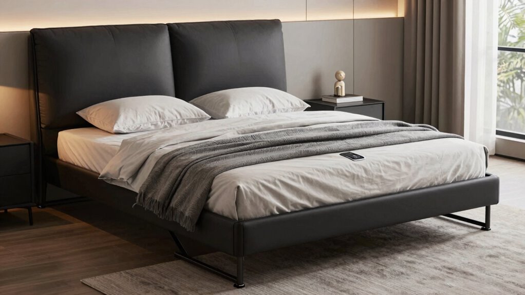 top split king bed frames