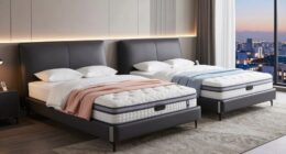 top split king bed frames