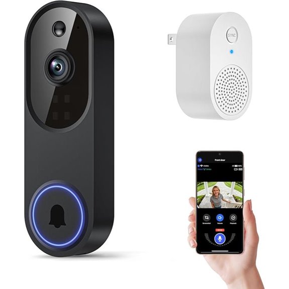 wireless 1080p ai doorbell