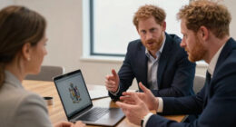 King Charles Prince Harry Meeting