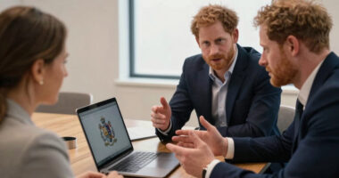 King Charles Prince Harry Meeting